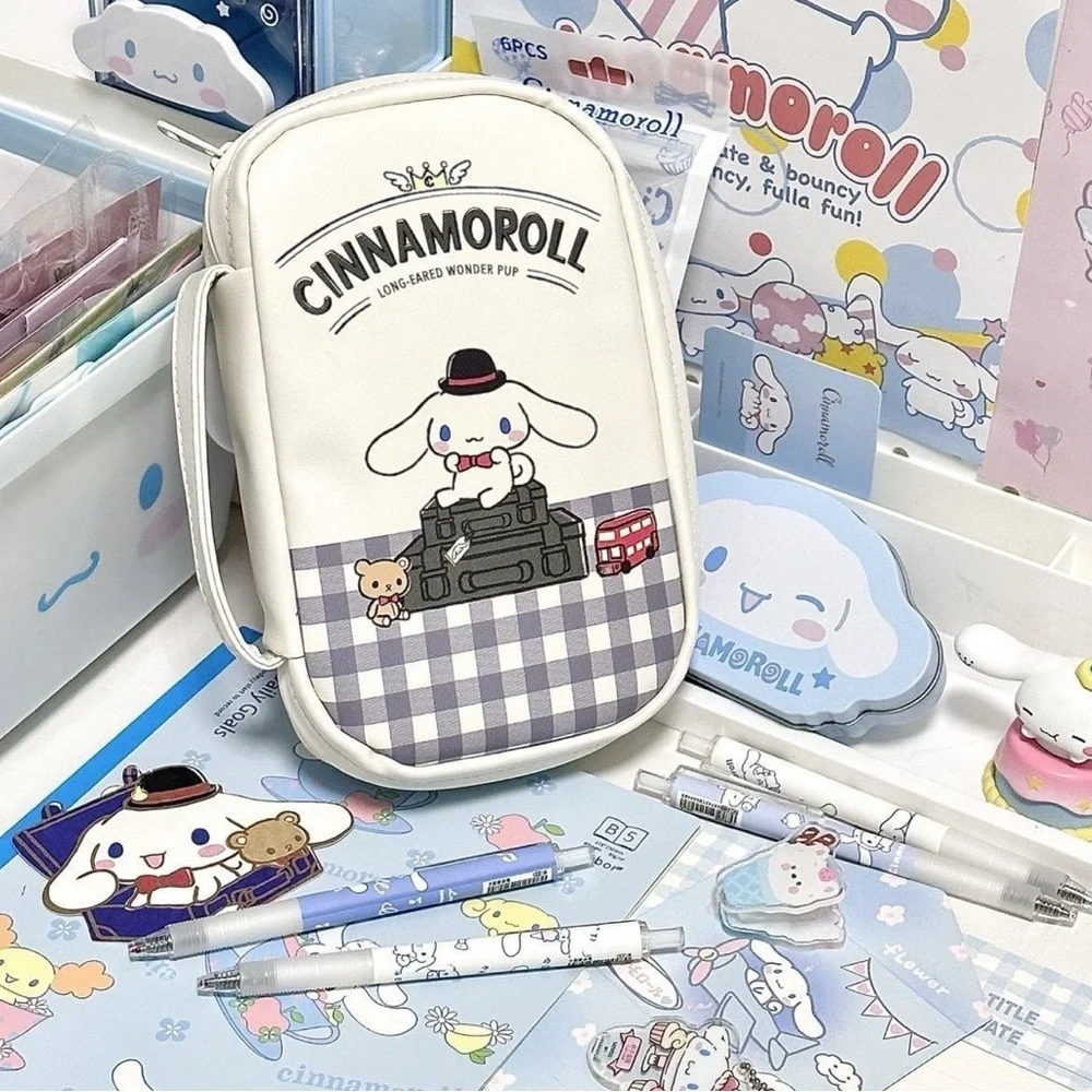 Cinnamoroll multi function storage pouch/ pencil bag